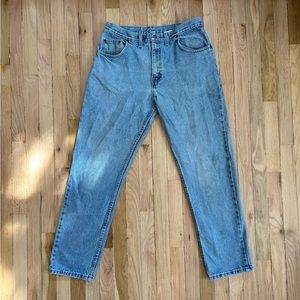 Vintage 90s BackRoad Blues Straight Leg Denim Jeans - Waist 34”